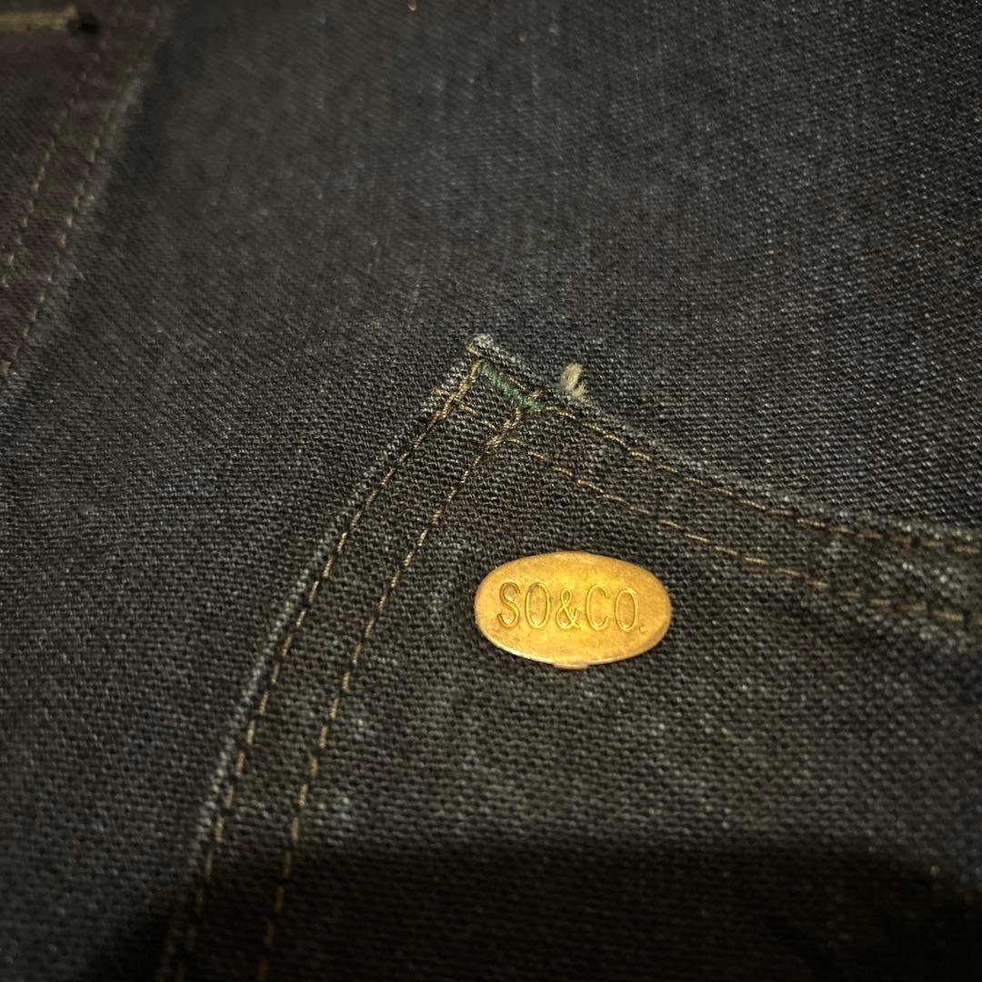STEVENSONOVERALL ショールカラーカバーオール　サイズ38