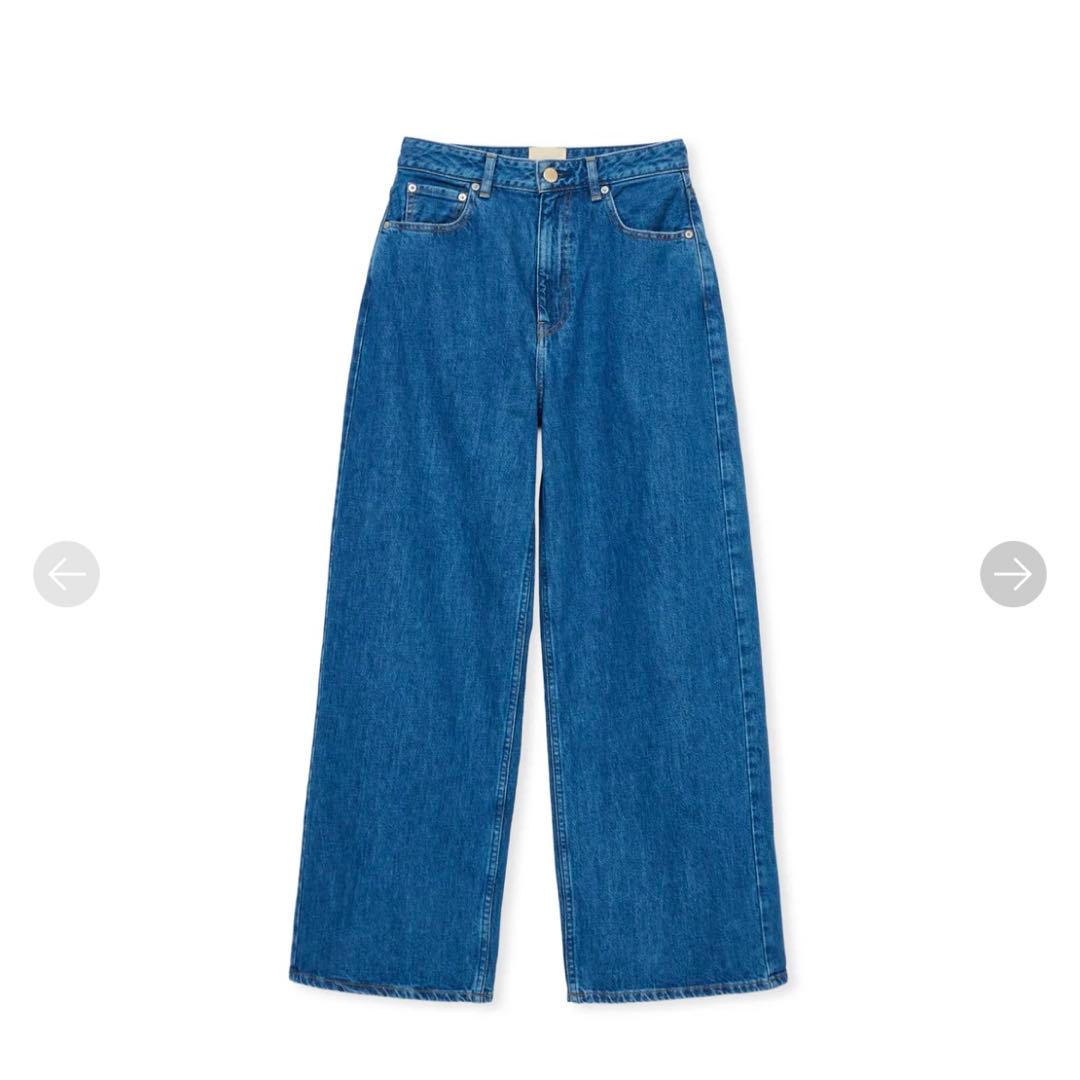 パンツ shishikui Dad indigo 34