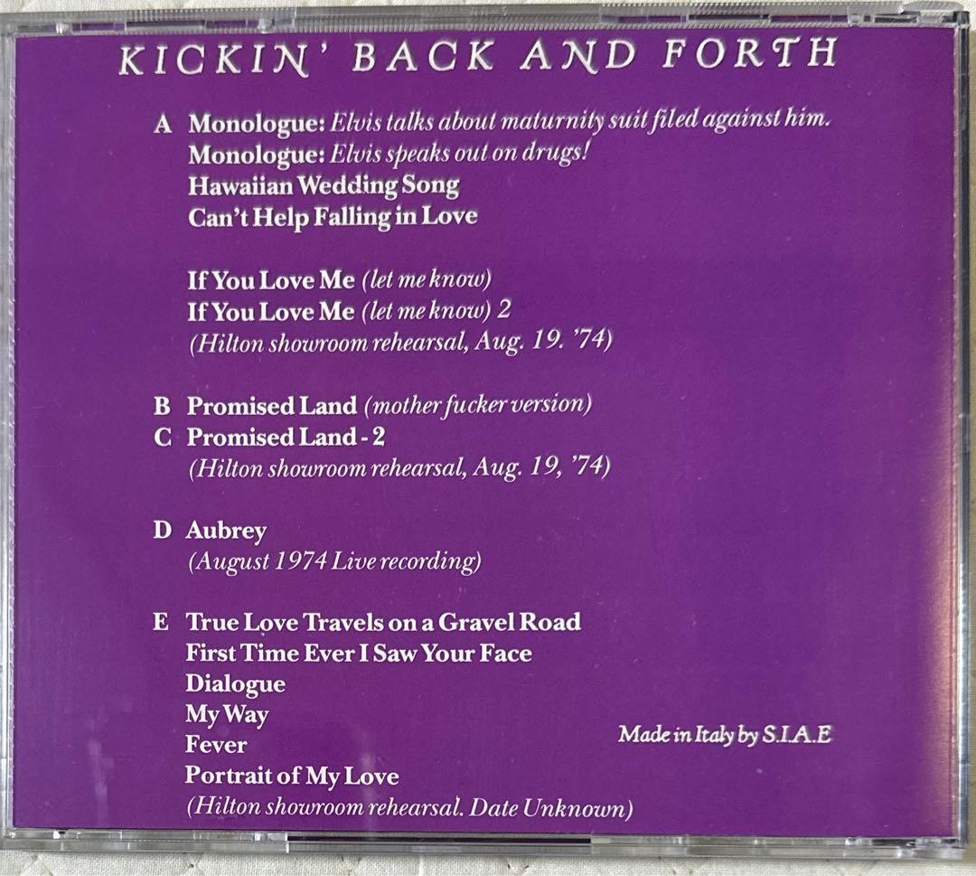 洋楽 Elvis Presley / Kickin' Back And Forth