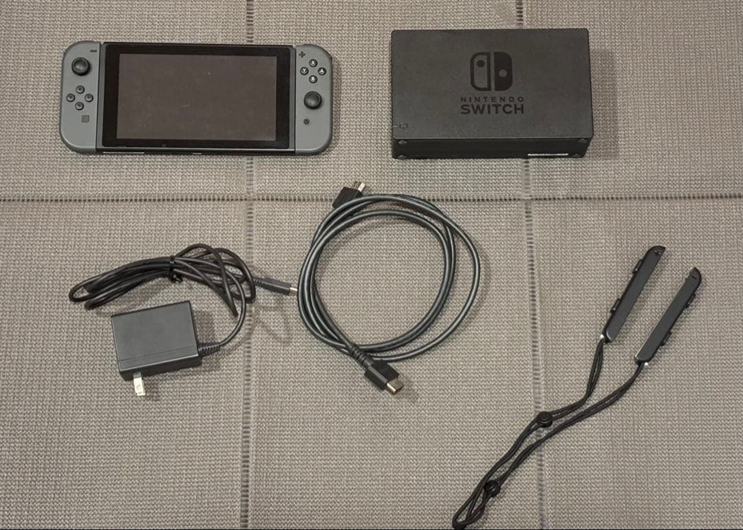 Nintendo Switch 本体 グレー （ケース付き）
