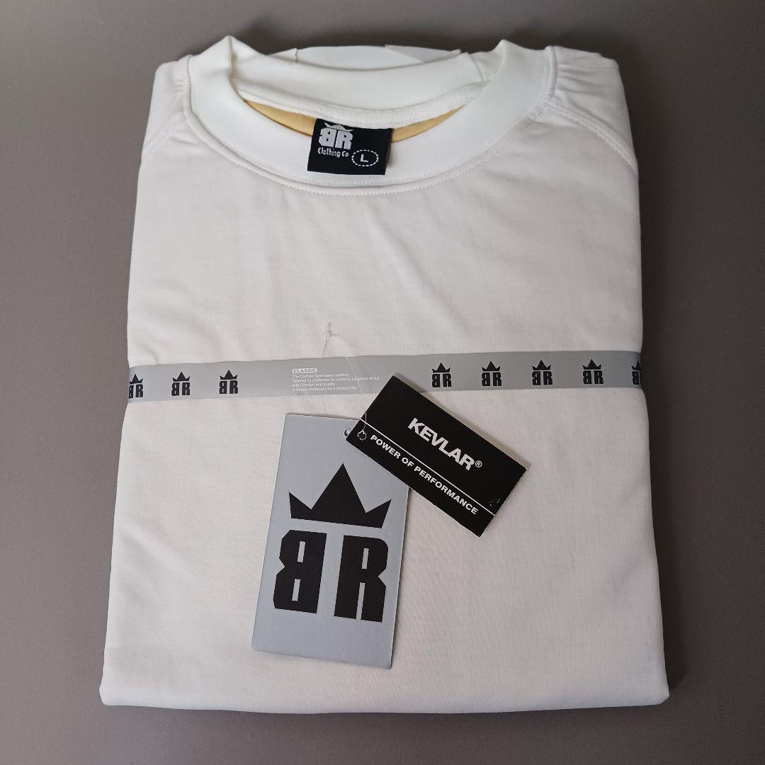 881/新品/BladeRunner/ケブラーTシャツ/半袖/L/防刃/ホワイト