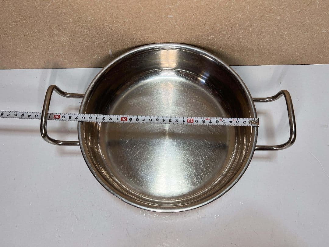 geo PRODUCT ジオプロダクト浅型両手鍋 25cm 3.4L