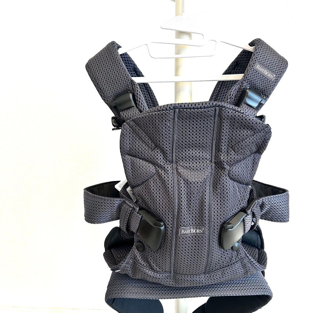 美品 ベビービョルン ONE KAI Air 抱っこ紐　アンスラサイト