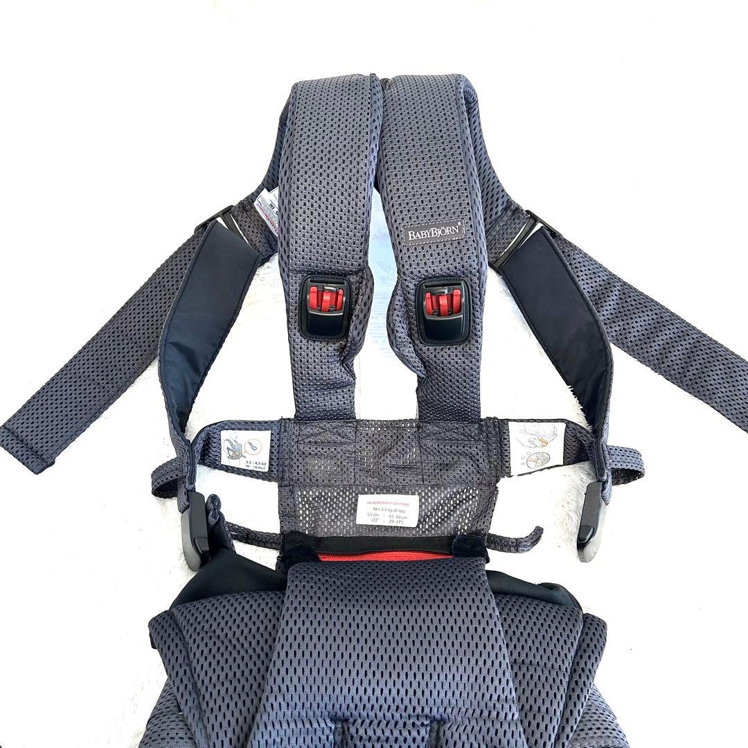 美品 ベビービョルン ONE KAI Air 抱っこ紐　アンスラサイト