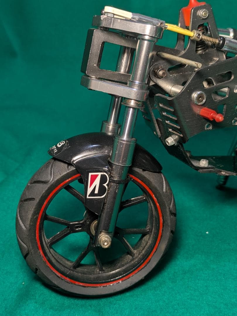 1/5 電動 RCバイク シャーシ アルミフレーム チェーンドライブ 現状