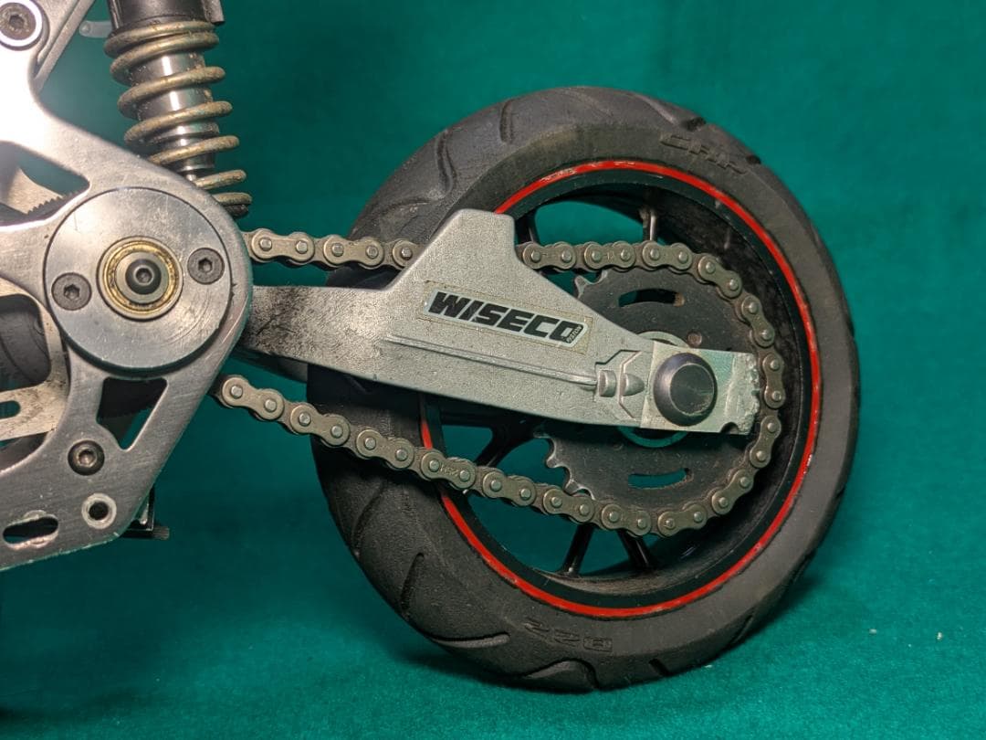 1/5 電動 RCバイク シャーシ アルミフレーム チェーンドライブ 現状