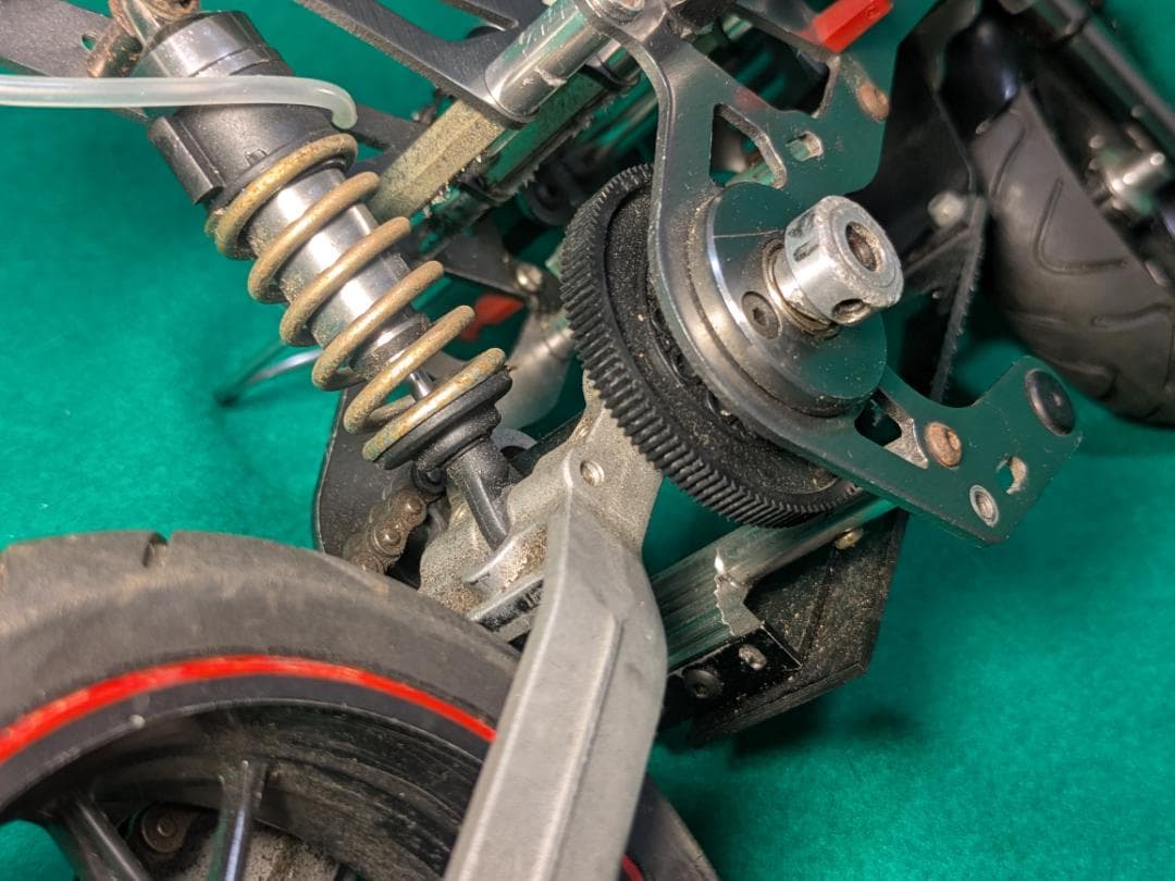 1/5 電動 RCバイク シャーシ アルミフレーム チェーンドライブ 現状