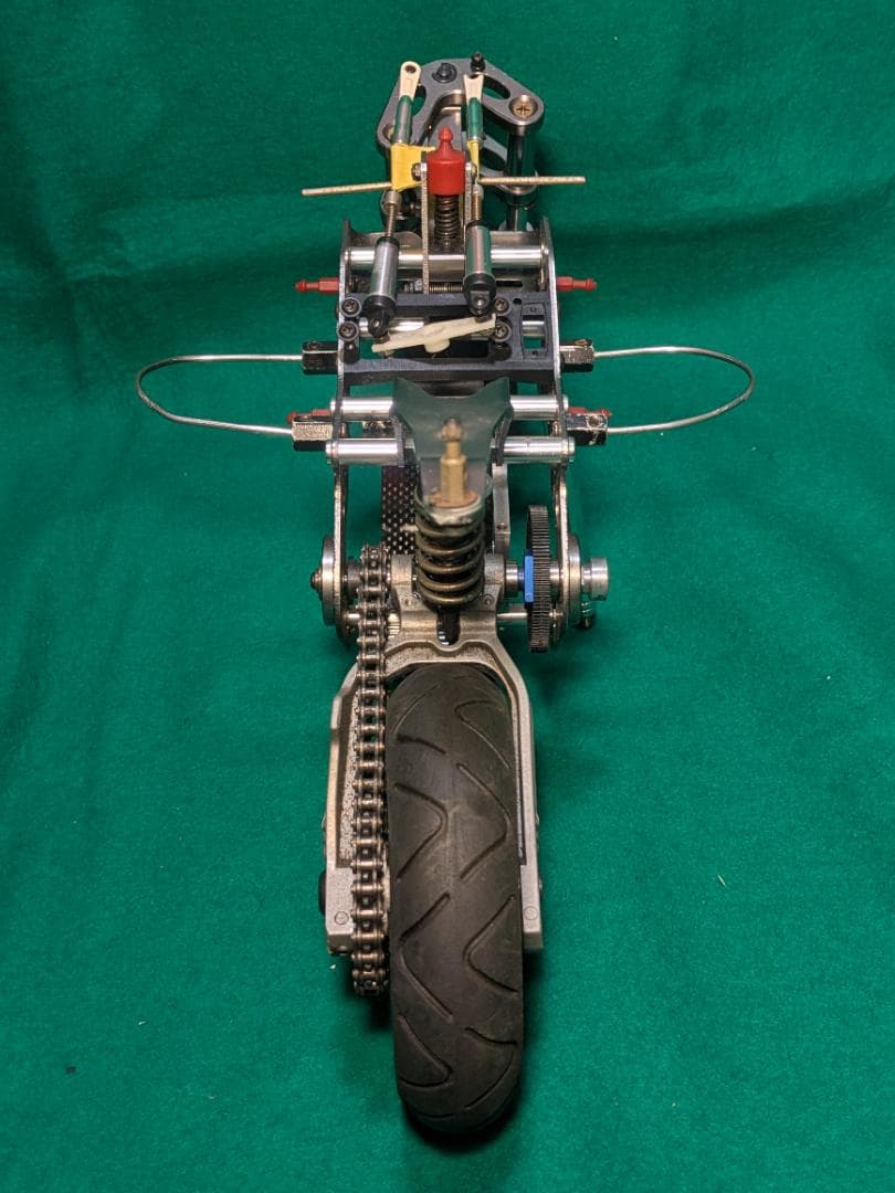 1/5 電動 RCバイク シャーシ アルミフレーム チェーンドライブ 現状