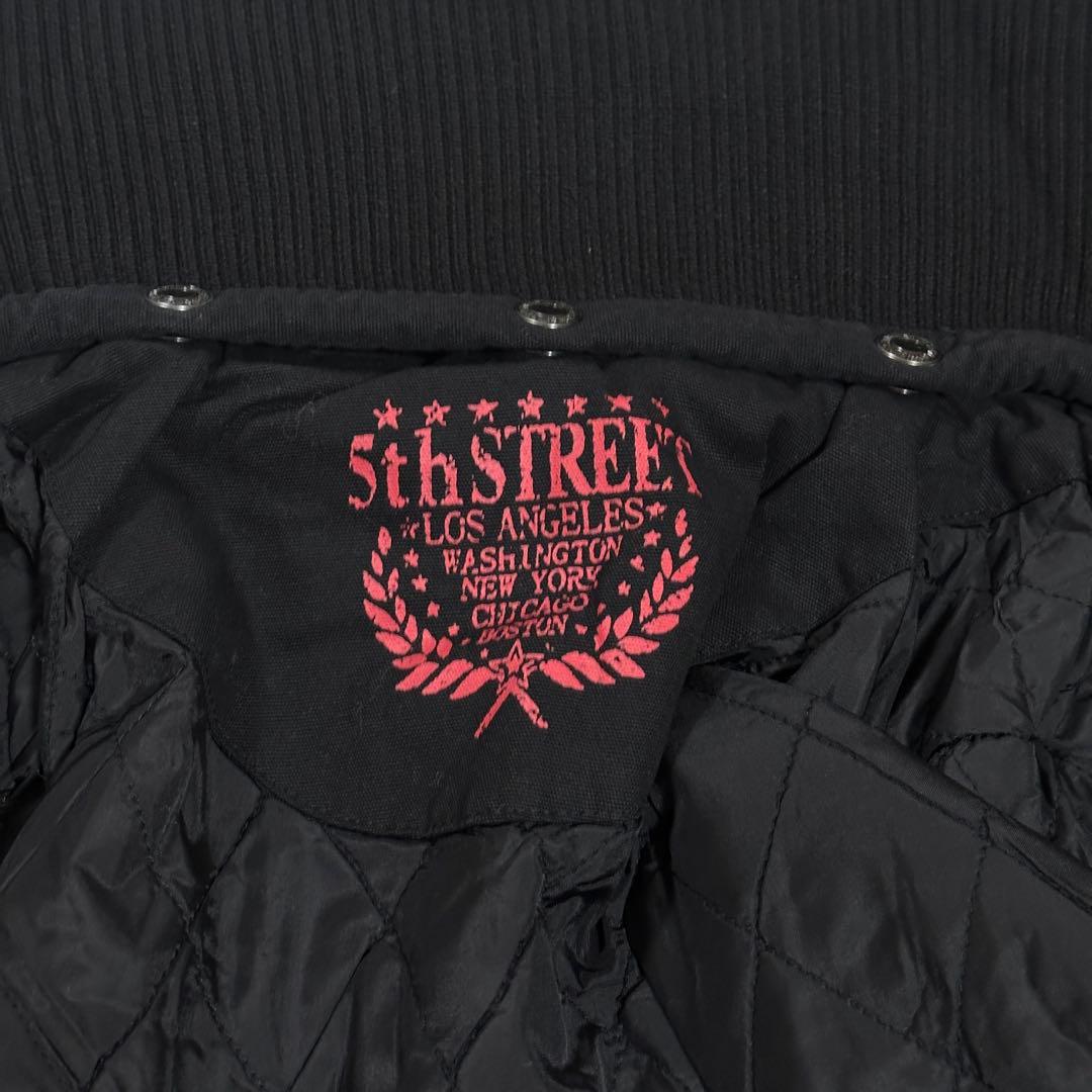 5th STREET ミリタリージャケット ブラック ビンテージ風 新品未使用