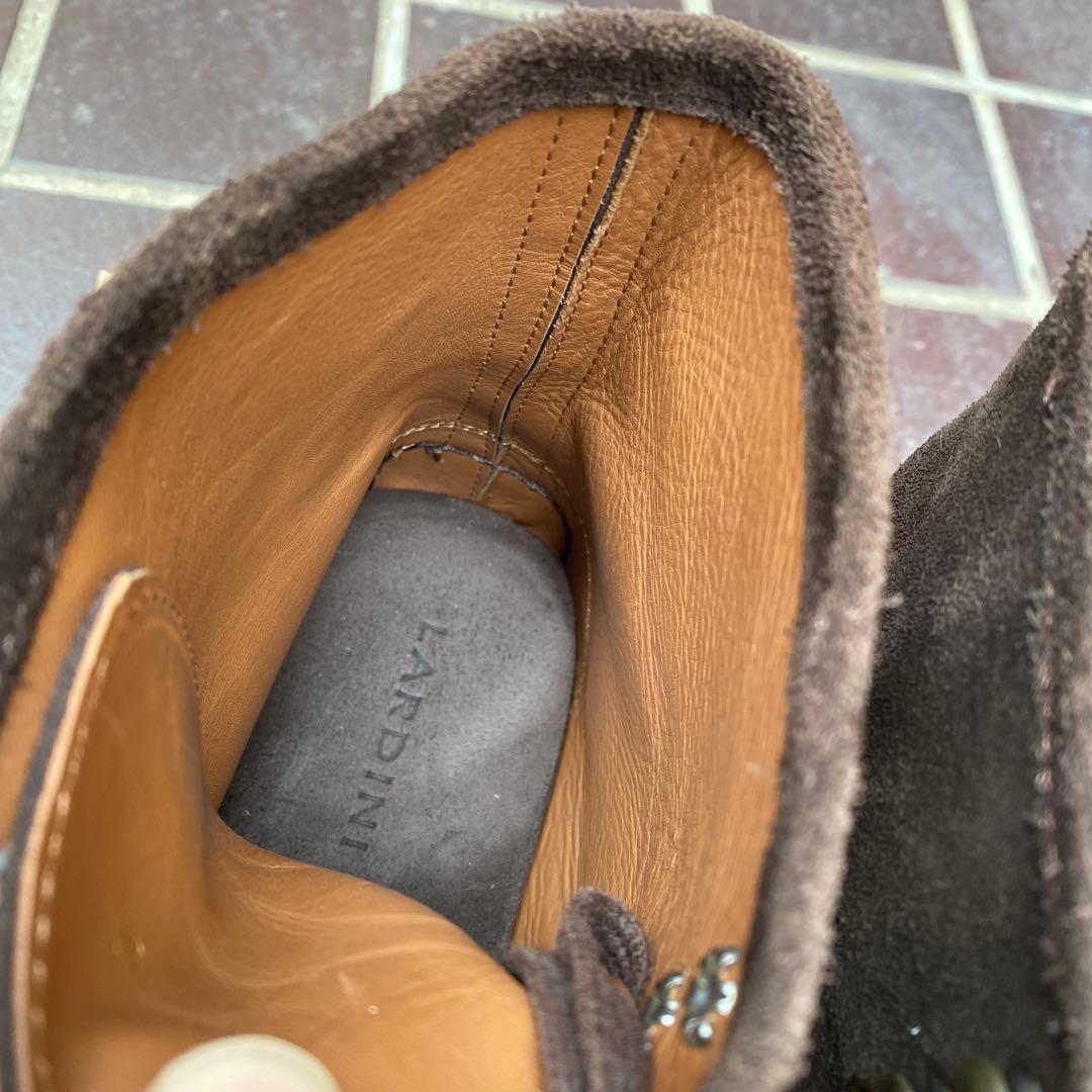 ラルディーニ ドライビングシューズ 26cm Lardini スウェード ブーツ
