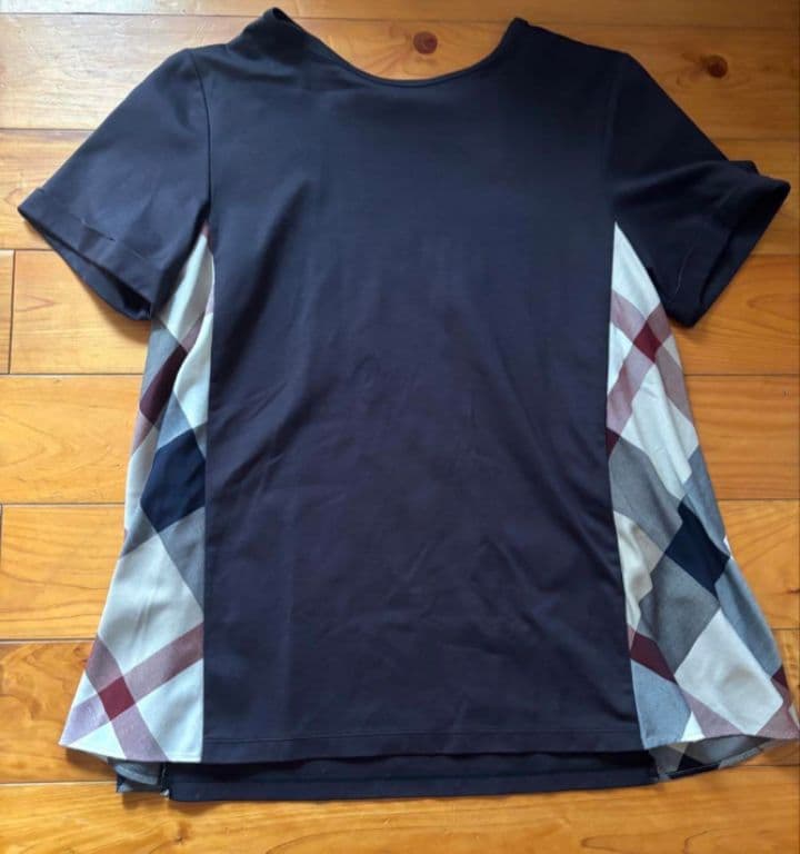 【送料込】BLUELABEL＊ブラックチェックTシャツ