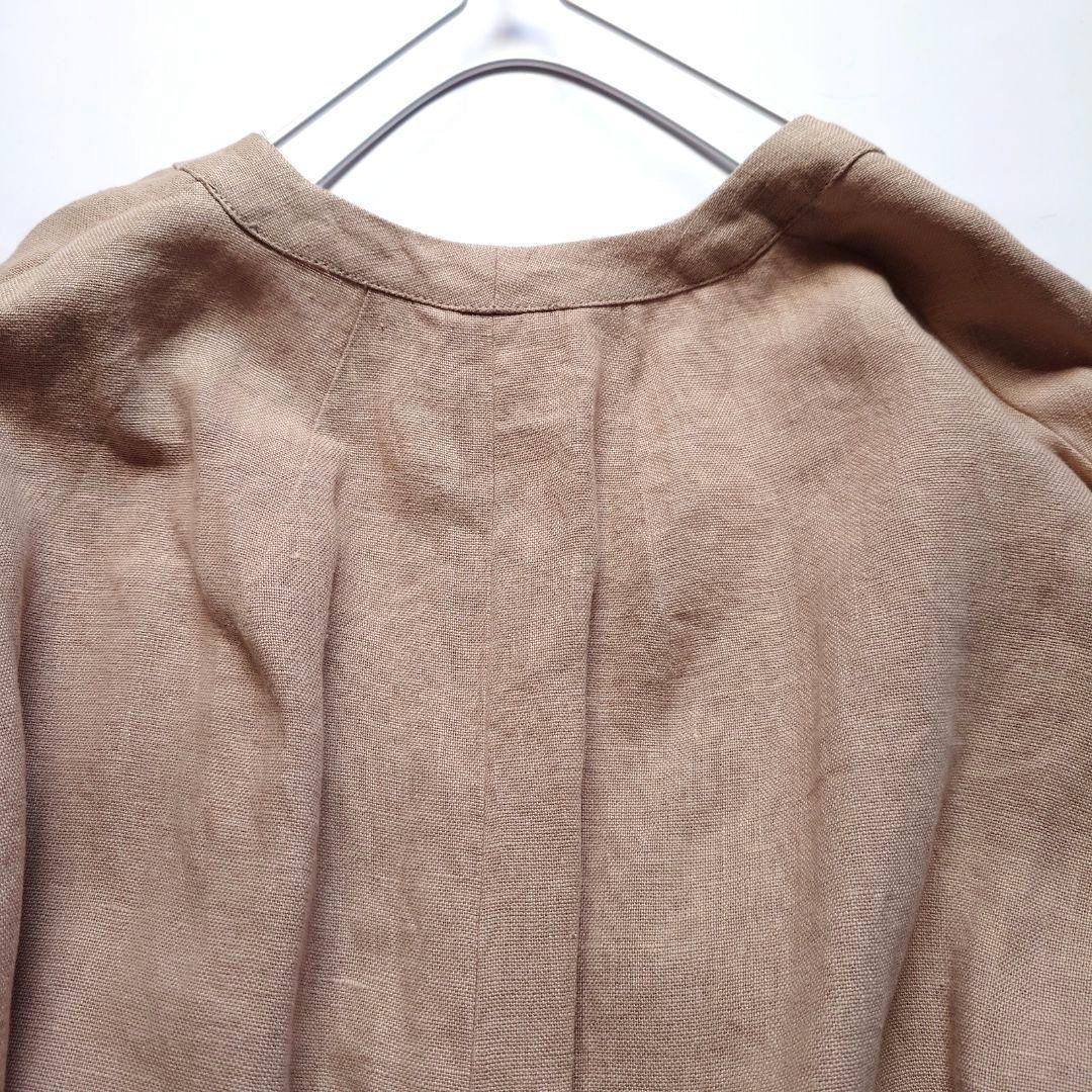 ☘️新品 ルージュヴィフRouge vif リネン スプリングコート Fベージュ