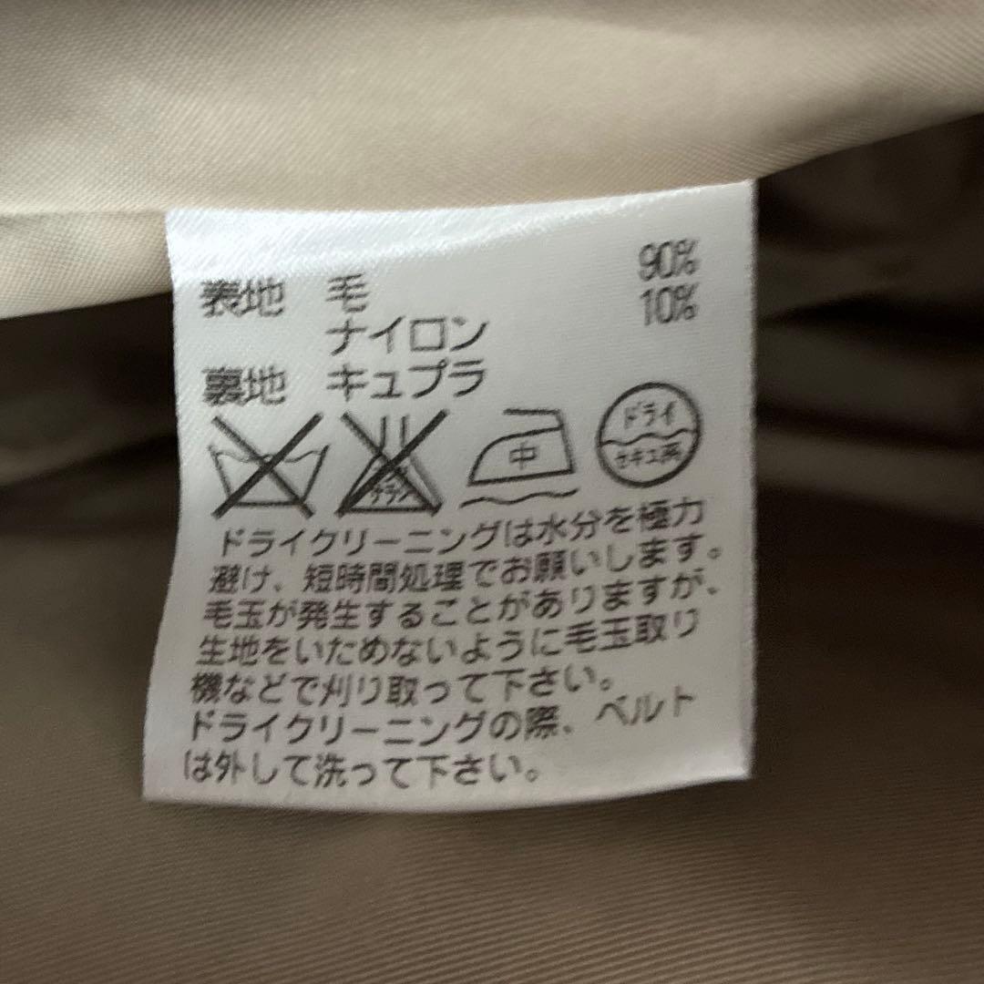 美品 アクアスキュータム トレンチコート チェック ウール　Mサイズ　アウター