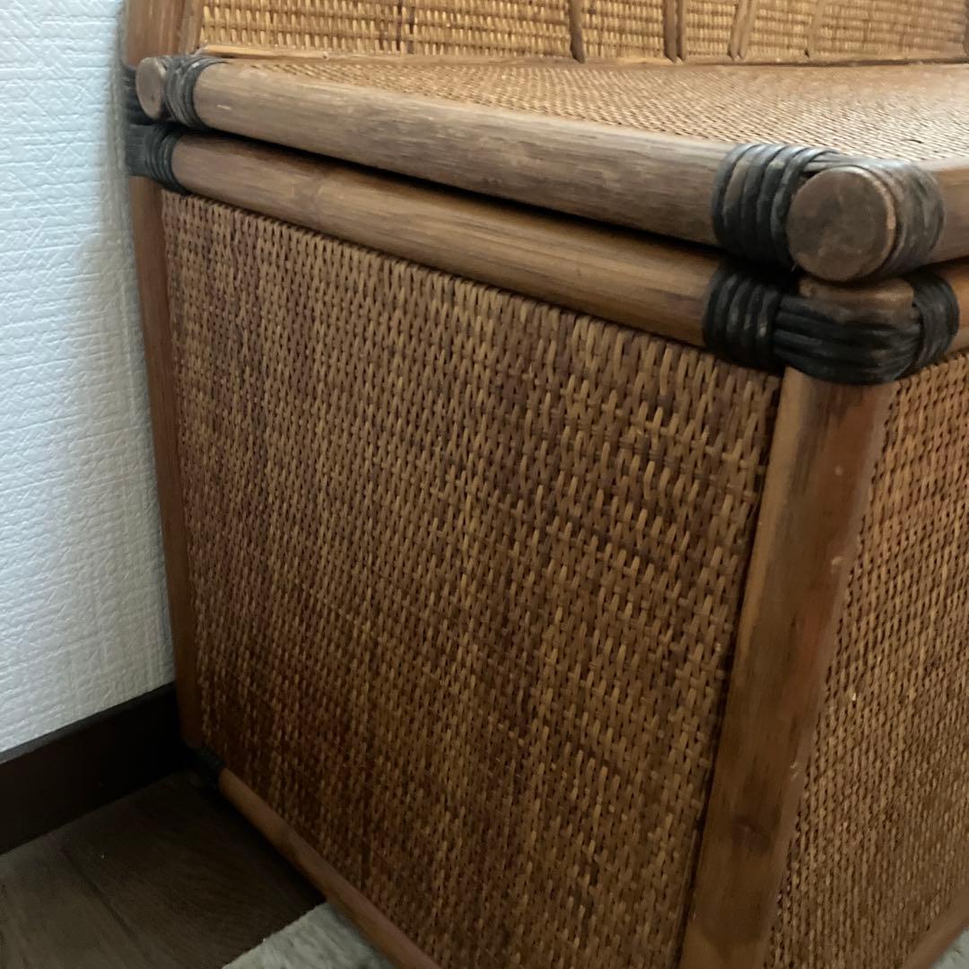 ラタン　収納ケース