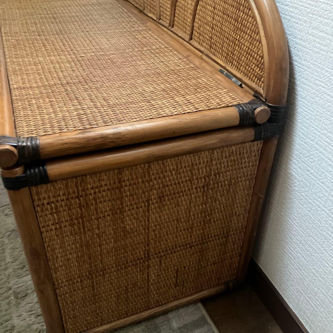 ラタン　収納ケース