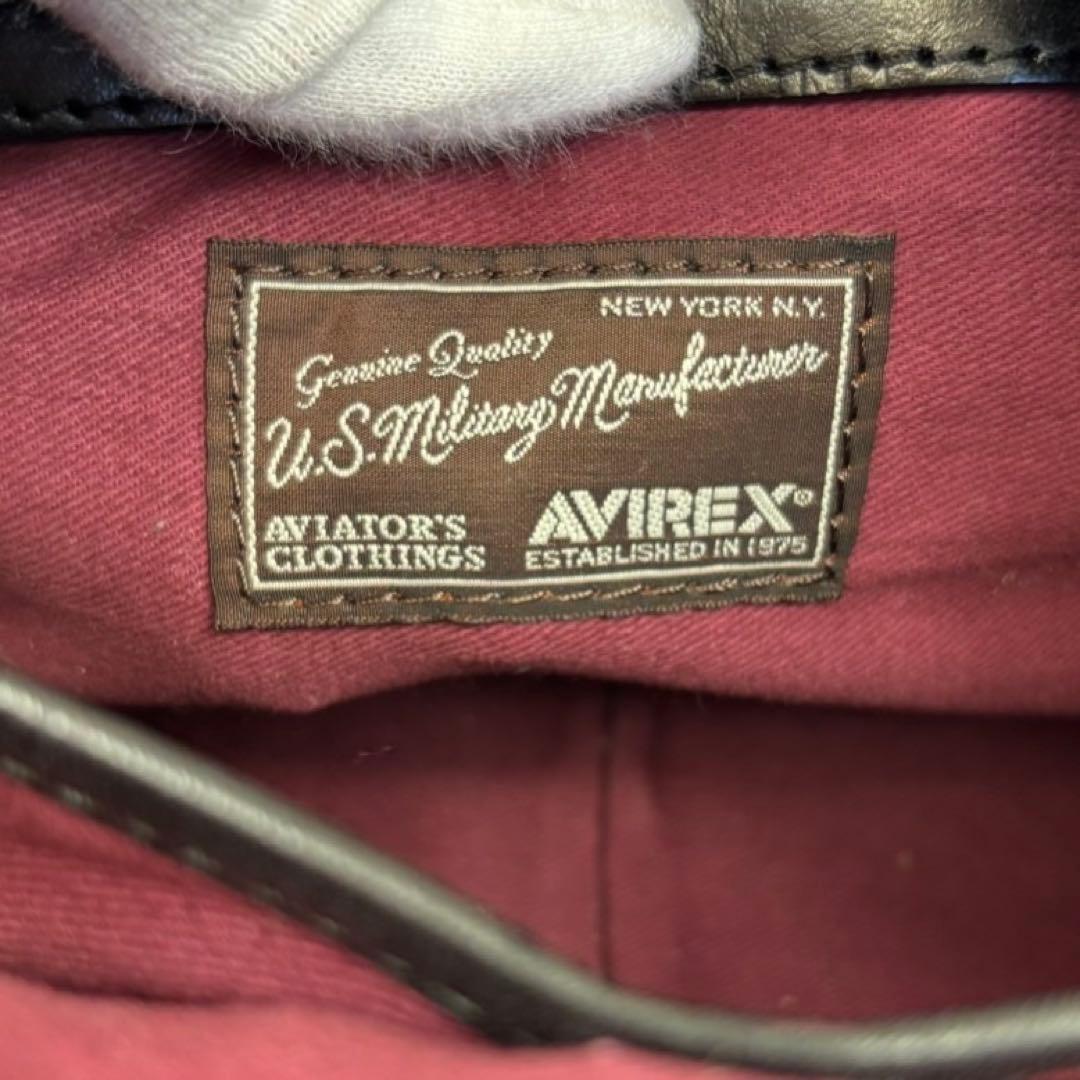 専用アヴィレックス　ボストンバッグ　ハンドロゴ　AVIREX 2way