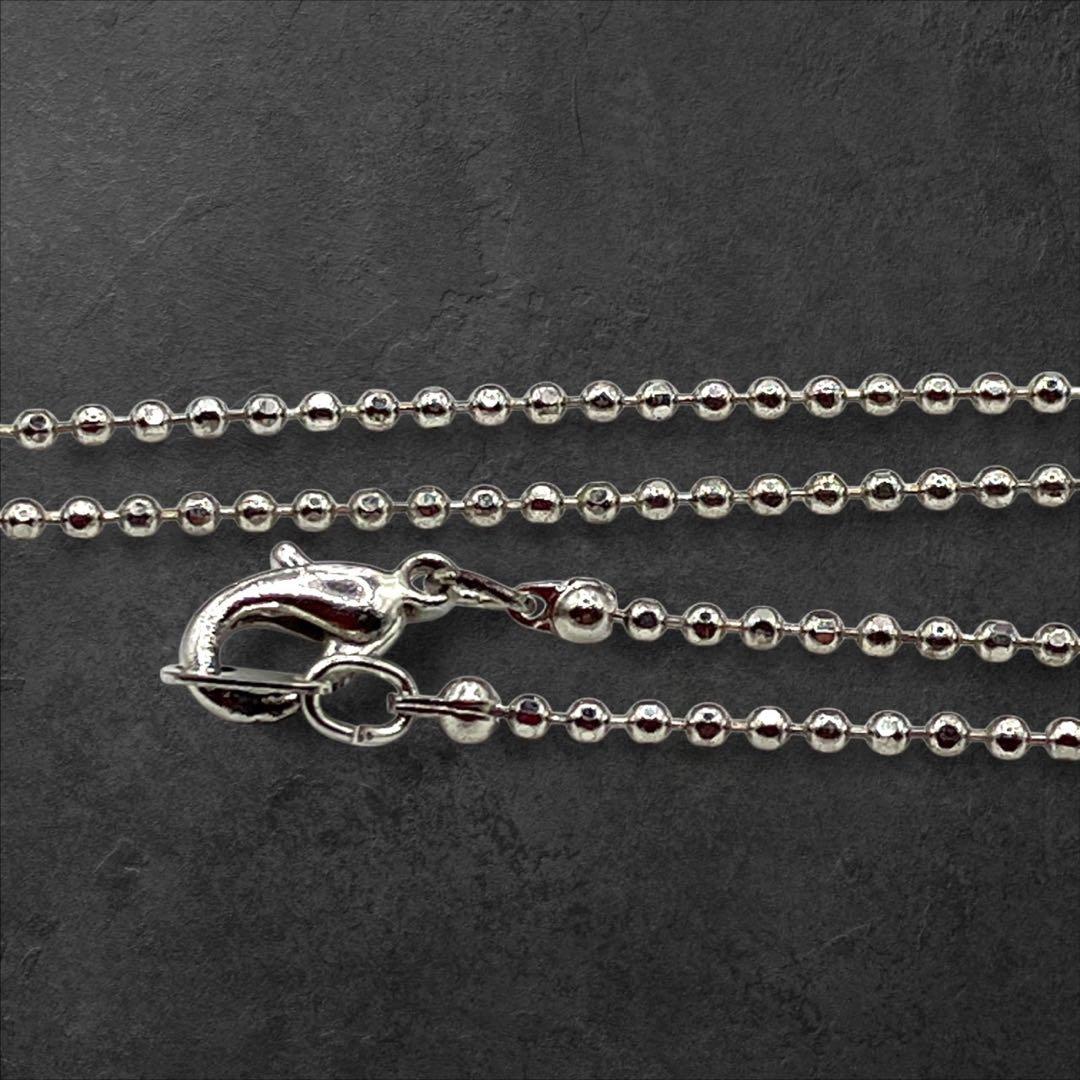 GUCCI ドッグタグ ネックレス シルバー ボールチェーン 526