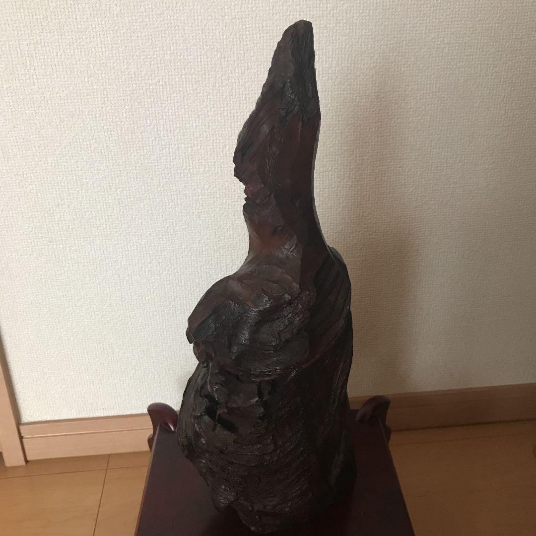 木彫　仏像　一本掘り　天然木　美術品　年代物