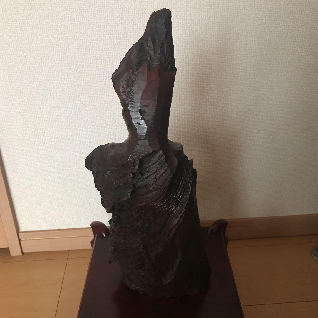 木彫　仏像　一本掘り　天然木　美術品　年代物