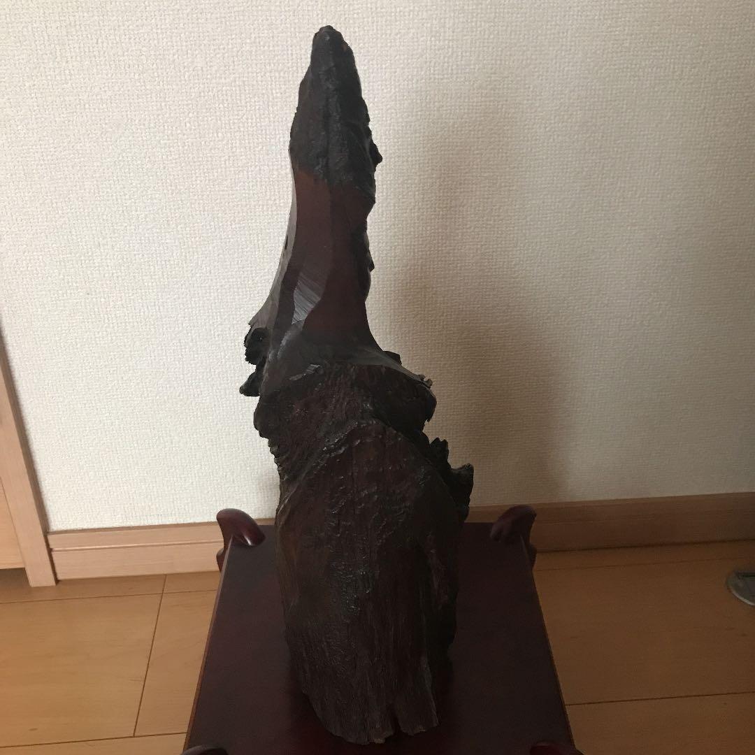 木彫　仏像　一本掘り　天然木　美術品　年代物