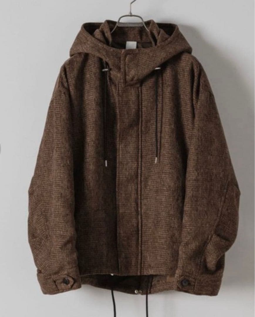 Casper John ブークレショートモッズコート ブラウン