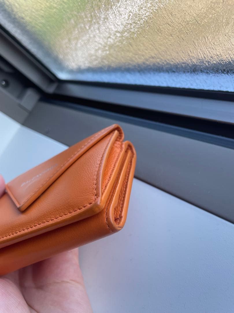 BALENCIAGA オレンジ 三つ折り財布