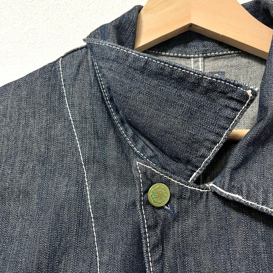 00's《Oshkosh》Denim Coverall White Stitch