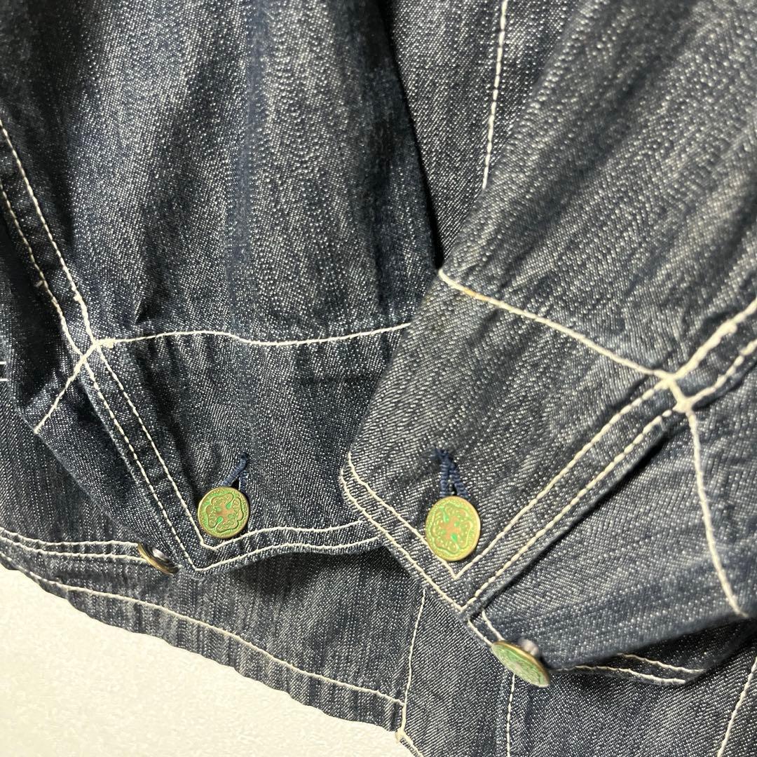 00's《Oshkosh》Denim Coverall White Stitch