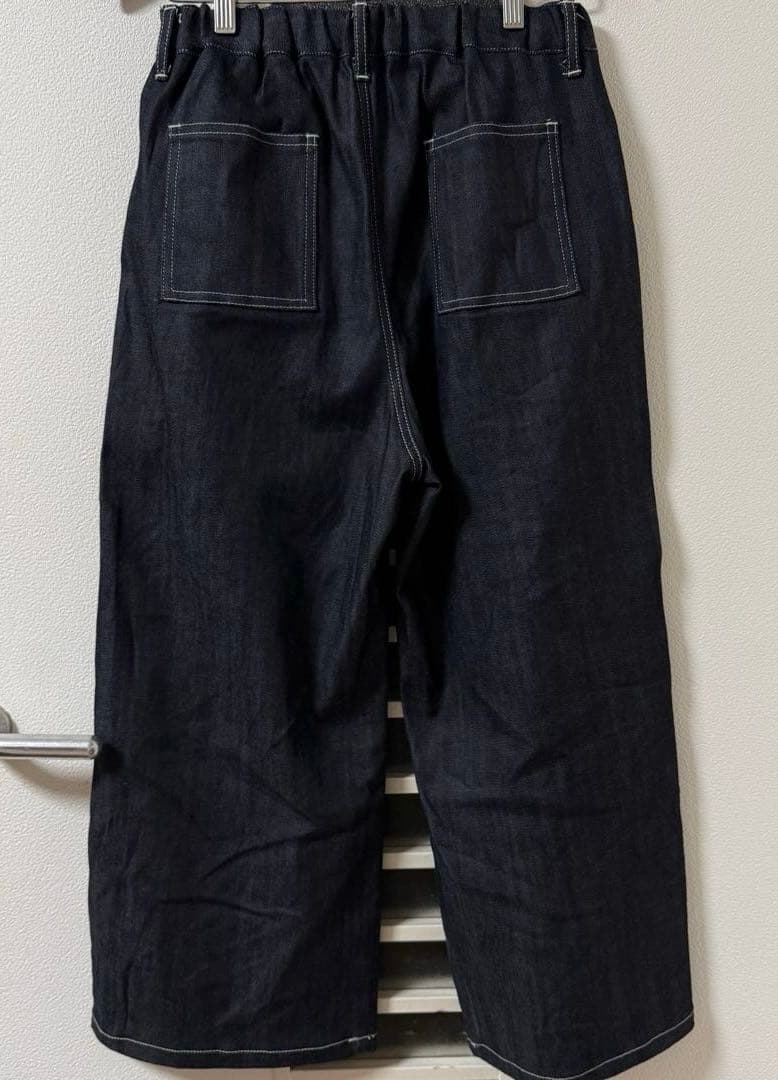 【美品】WEBBER ウェバー　デニムパンツ　M インディゴブルー　倉敷デニム