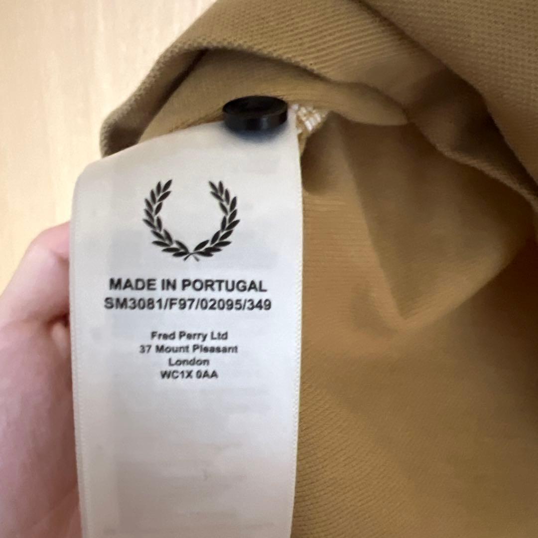 【稀少】RAF SIMONS Fred Perry ポロシャツ 36 ベージュ