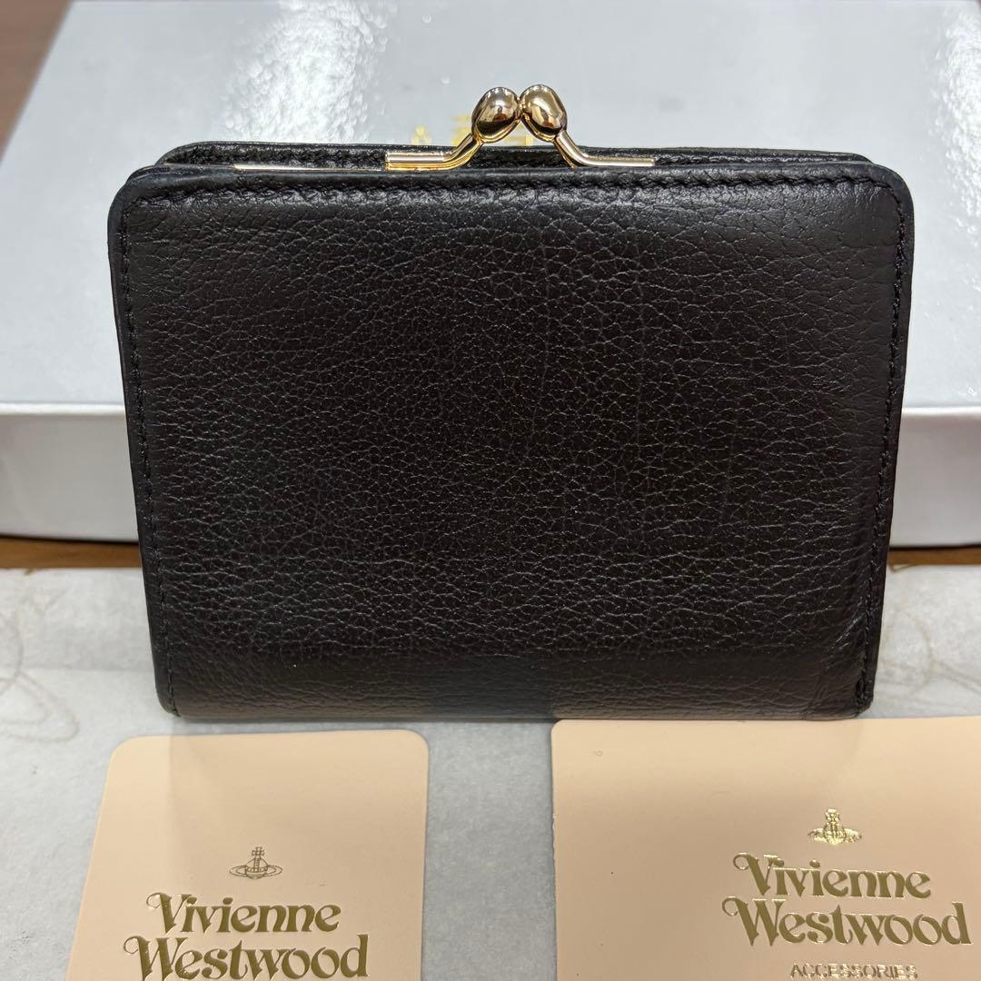 新品同様‼️ 現行　ヴィヴィアンウエストウッド　財布　折り財布　オーブ　がま口