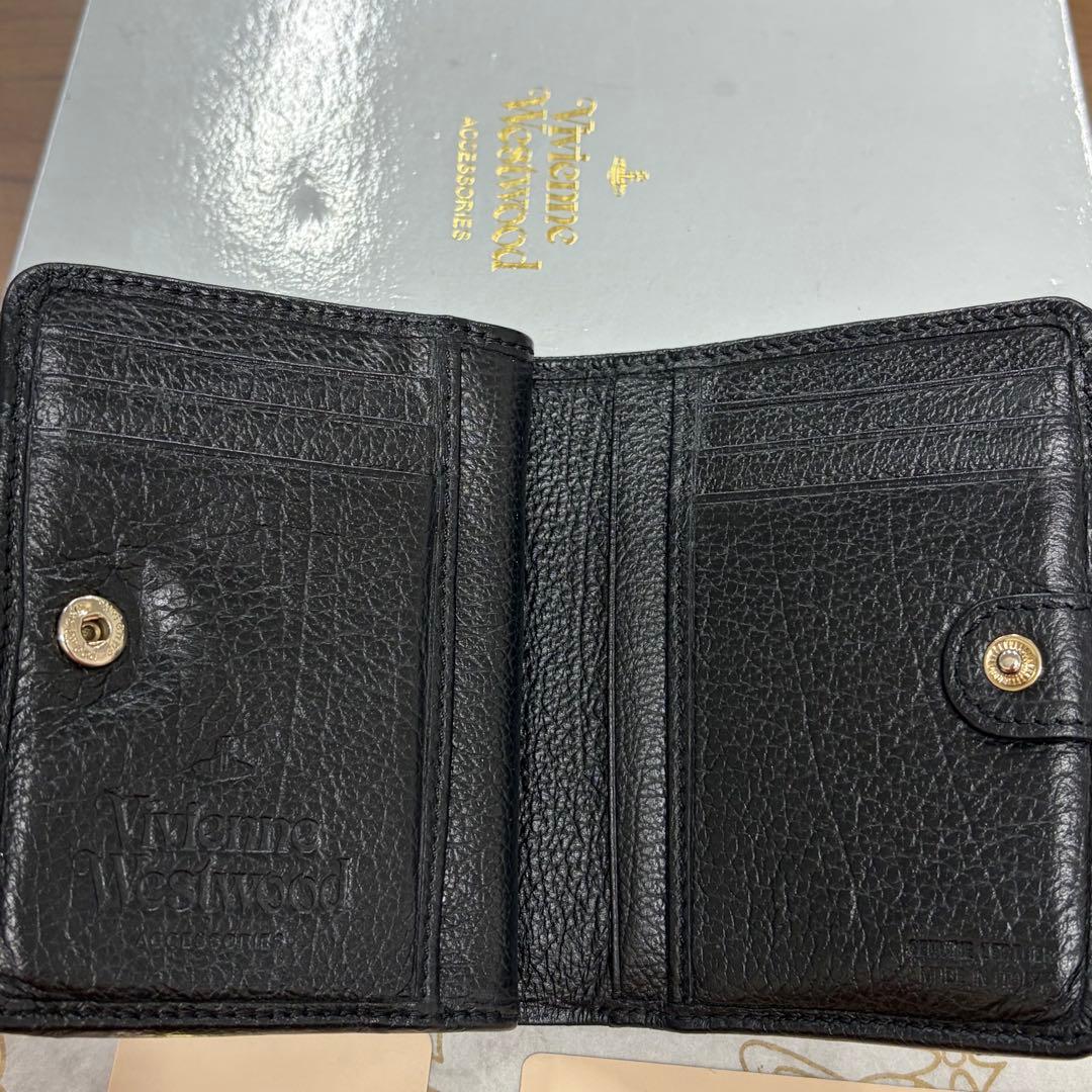 新品同様‼️ 現行　ヴィヴィアンウエストウッド　財布　折り財布　オーブ　がま口