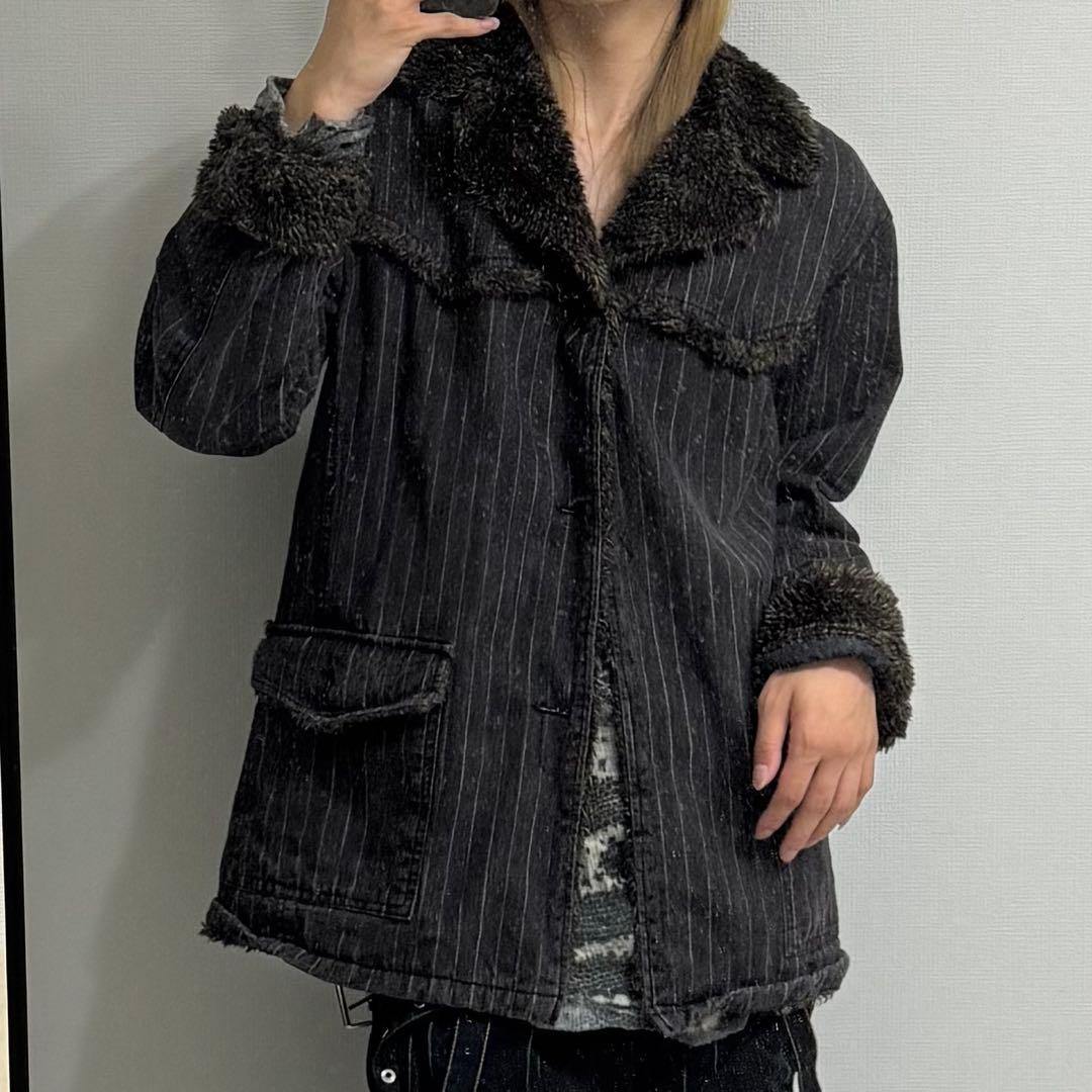 ジャケット・アウター 00s y2k mood fur jacket