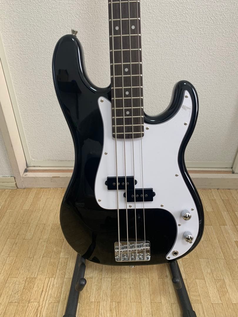 PLAYTECHブラック エレキベース プレシジョンベース セット