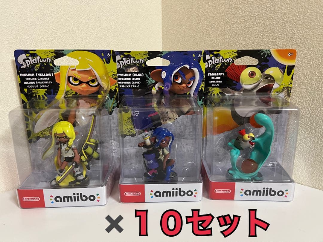 【未開封】スプラトゥーン3 amiibo 3体まとめ ✖️ 10セットまとめ売り