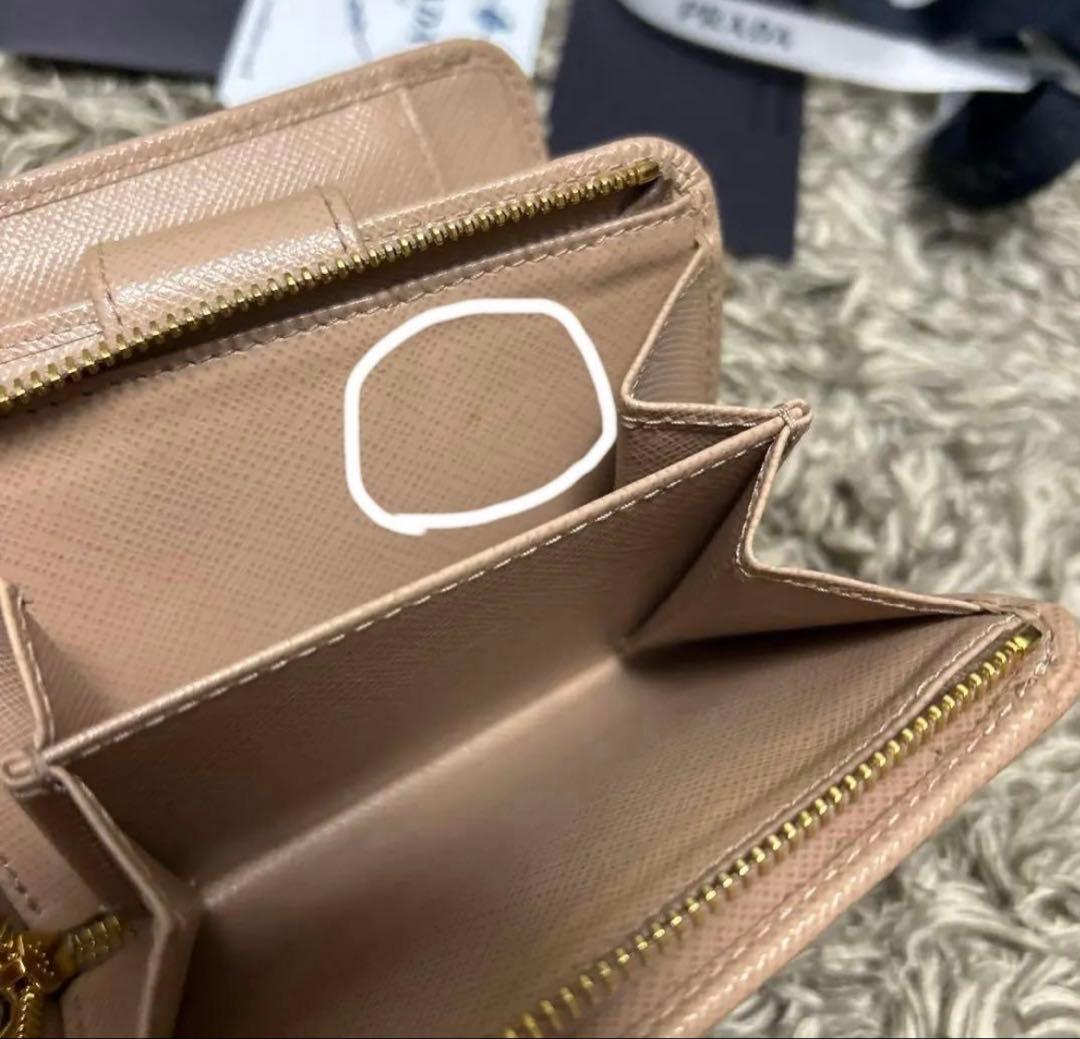 【正規品】【最終値下げ】PRADA 財布　サフィアーノ　二つ折り