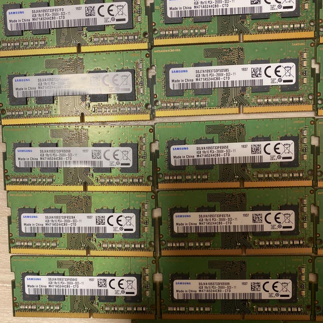 m*o様 SAMSUNG 4GB PC4-2666V メモリー　ノートPC 34