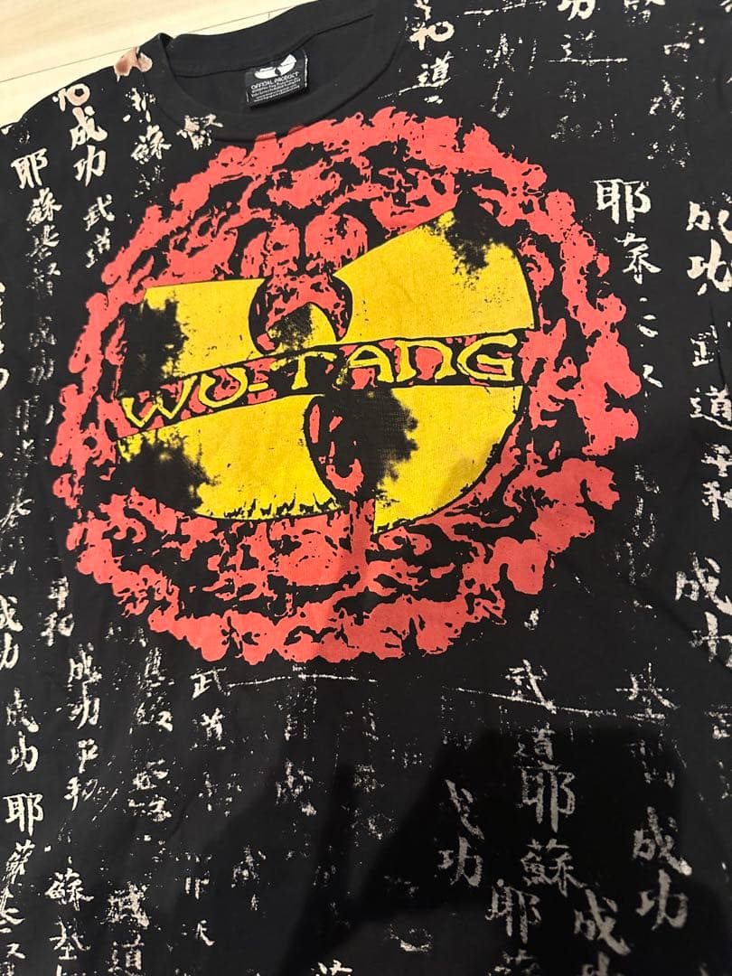 VINTAGE Wu Tang Clan Kanji T-Shirt 漢字半袖