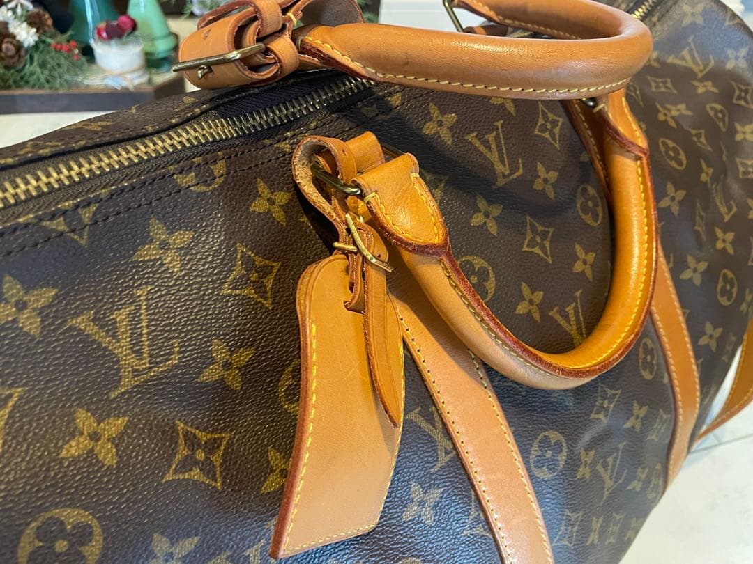 【美品】ルイヴィトン ボストンバッグ モノグラム　キーポル55 鍵なし