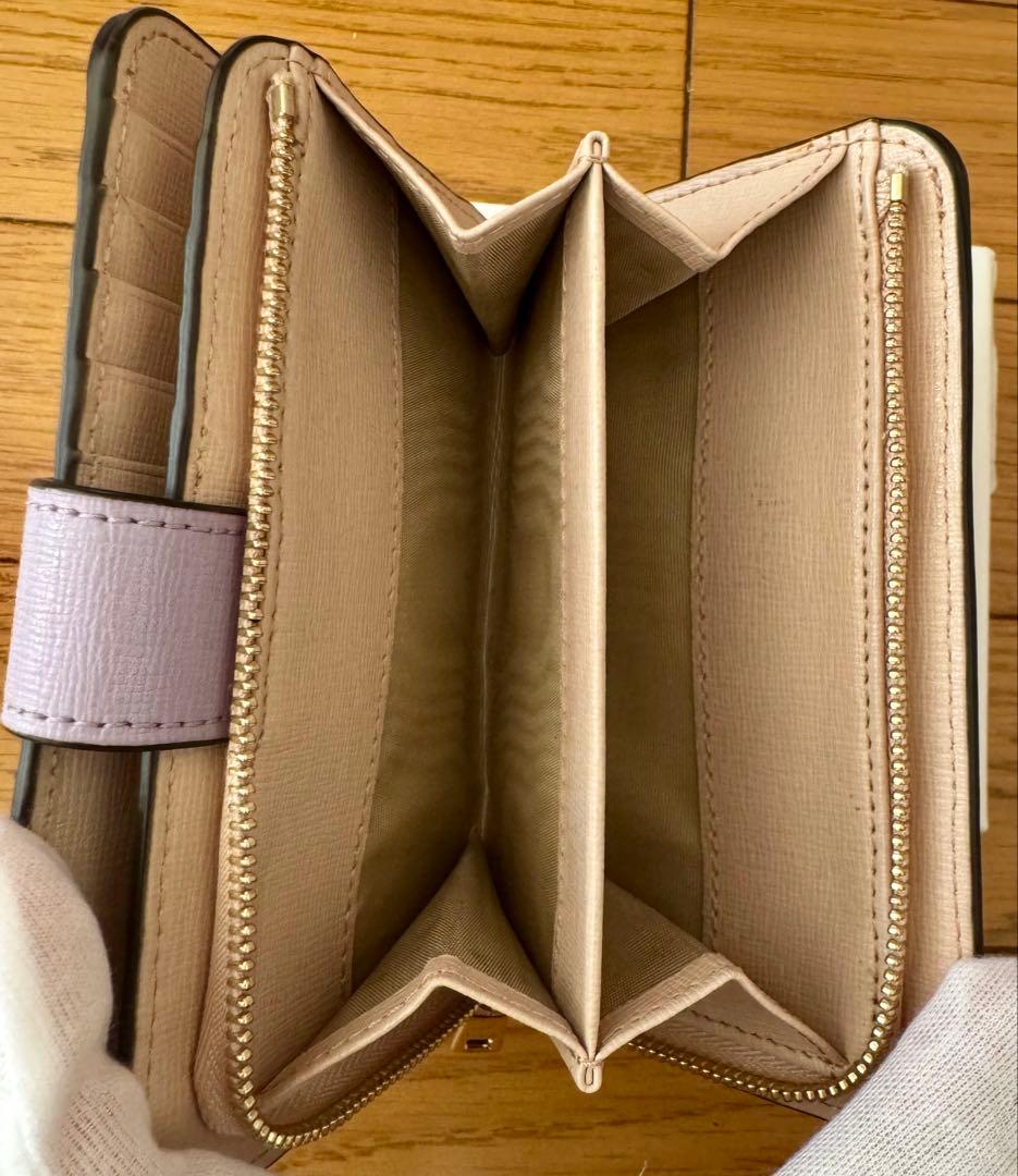 FURLA 二つ折り財布　薄紫