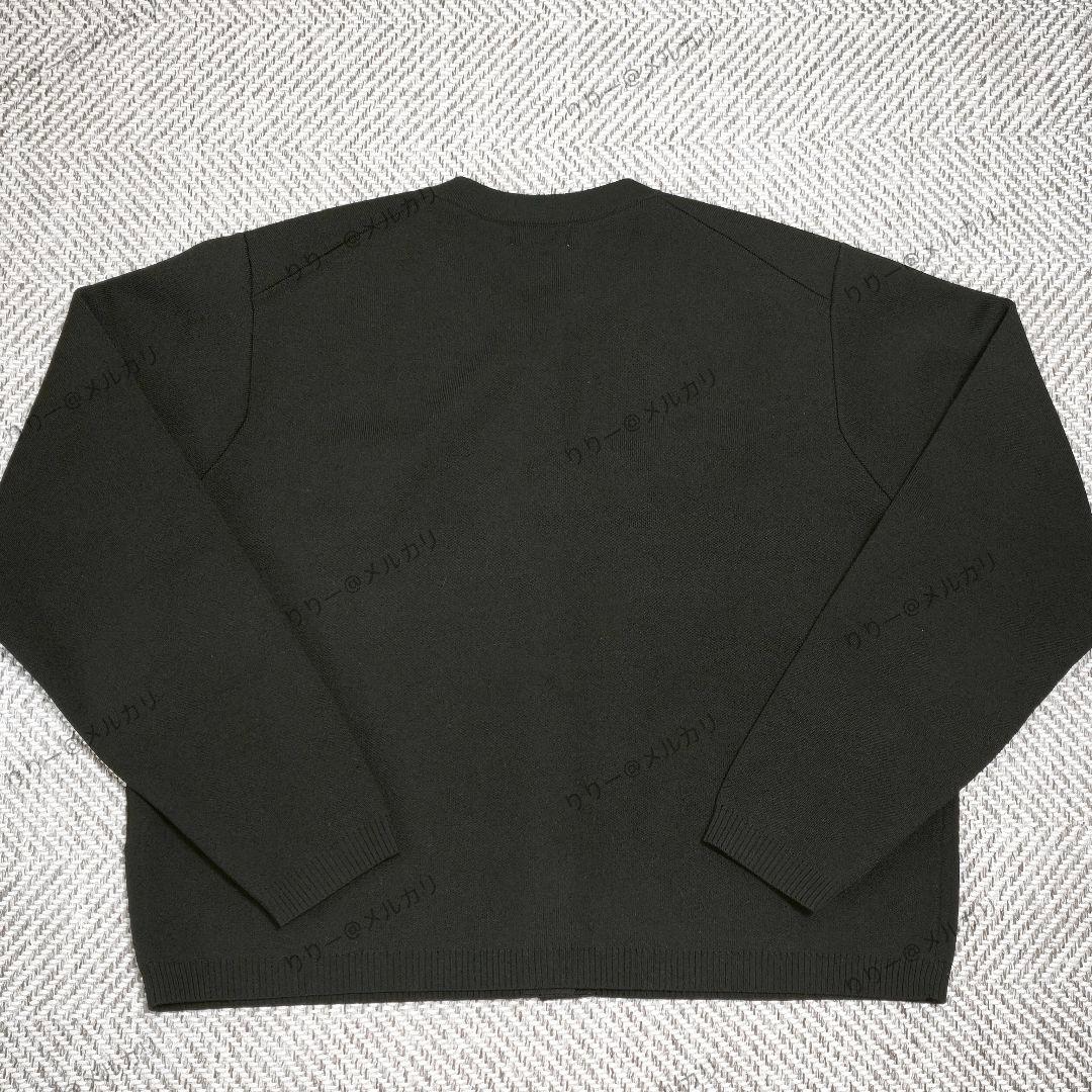 今期新作25AW・新品★IENA　スーパーファインスムースクルーカーディガン　黒