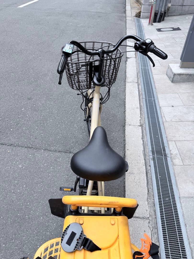 大阪府　子供乗せ　ヤマハ　電動アシスト自転車　チャイルドシート付き