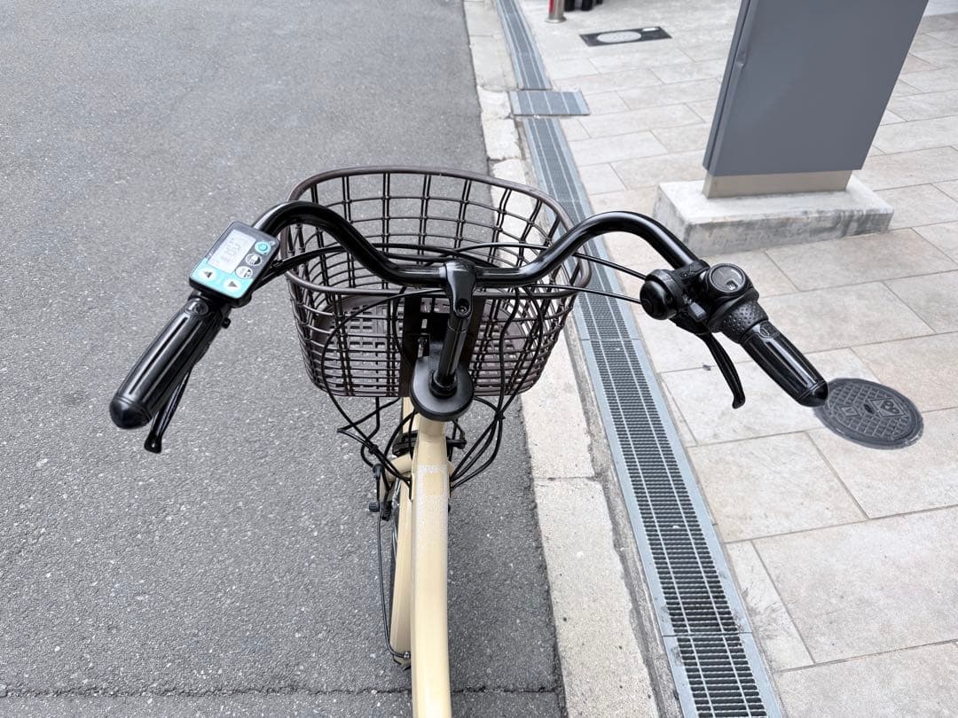 大阪府　子供乗せ　ヤマハ　電動アシスト自転車　チャイルドシート付き