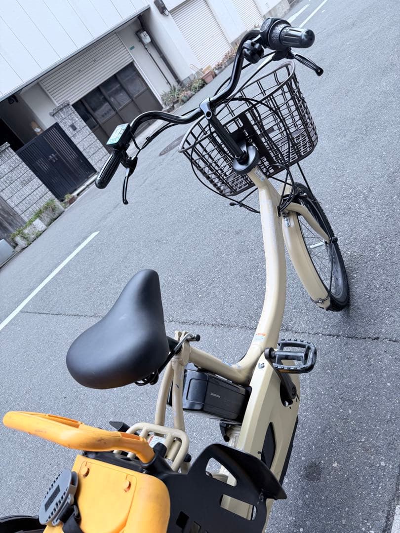大阪府　子供乗せ　ヤマハ　電動アシスト自転車　チャイルドシート付き