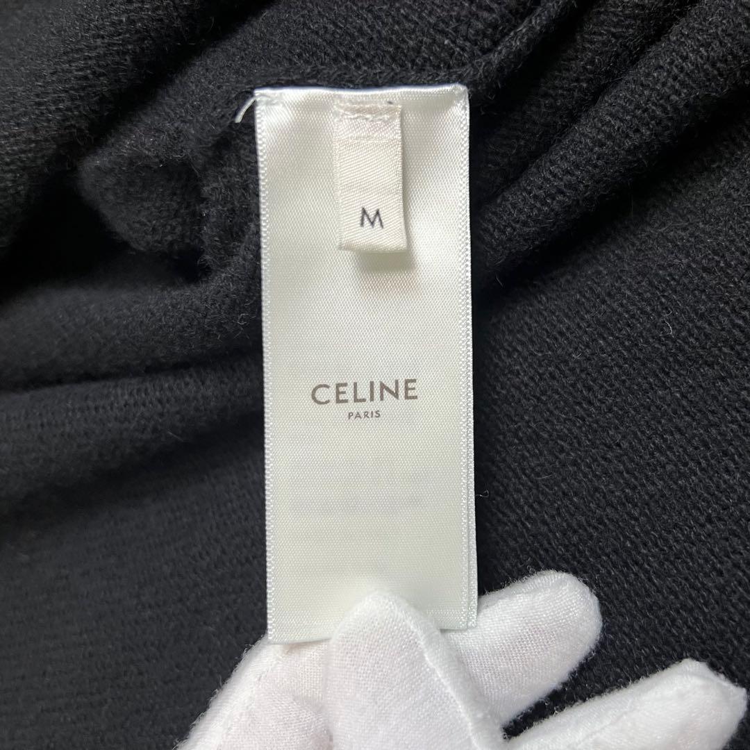 金ボタン✨ CELINE セリーヌ グルメット カシミヤニットカーディガン M