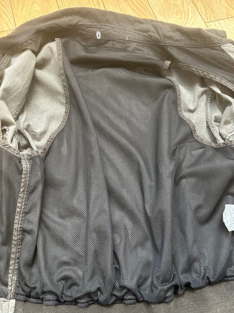 ジャケット・アウター STONE  Cotton Resin Coated Zipped