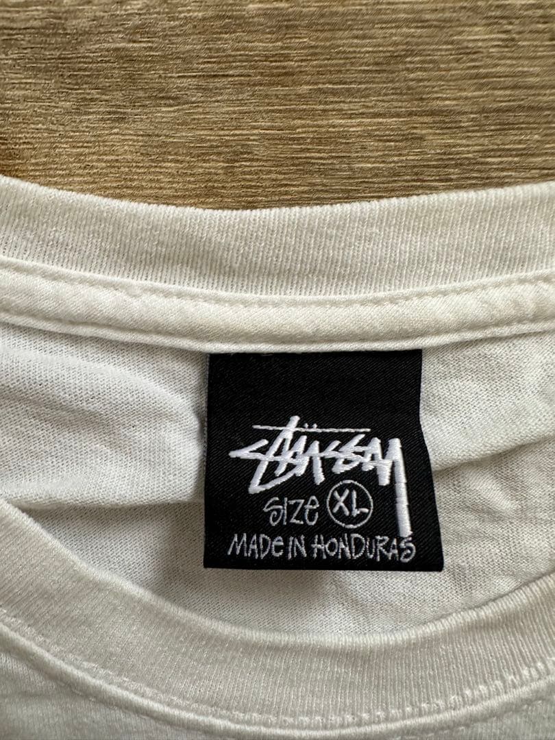Stussy ステューシー 缶 Tシャツ 白 XL 90s oldstussy