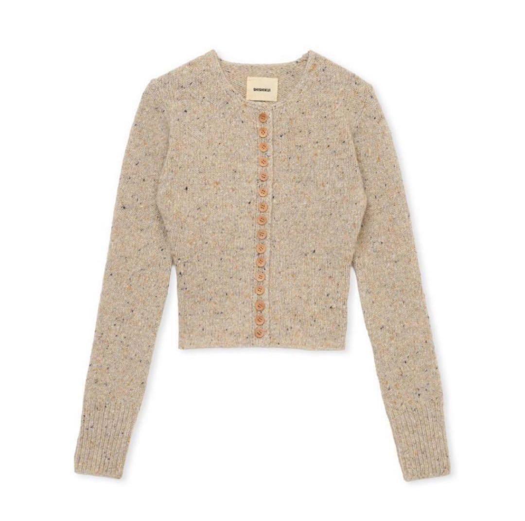 SHISHIKUI MANY BOTAN BEIGE シシクイ カーディガン