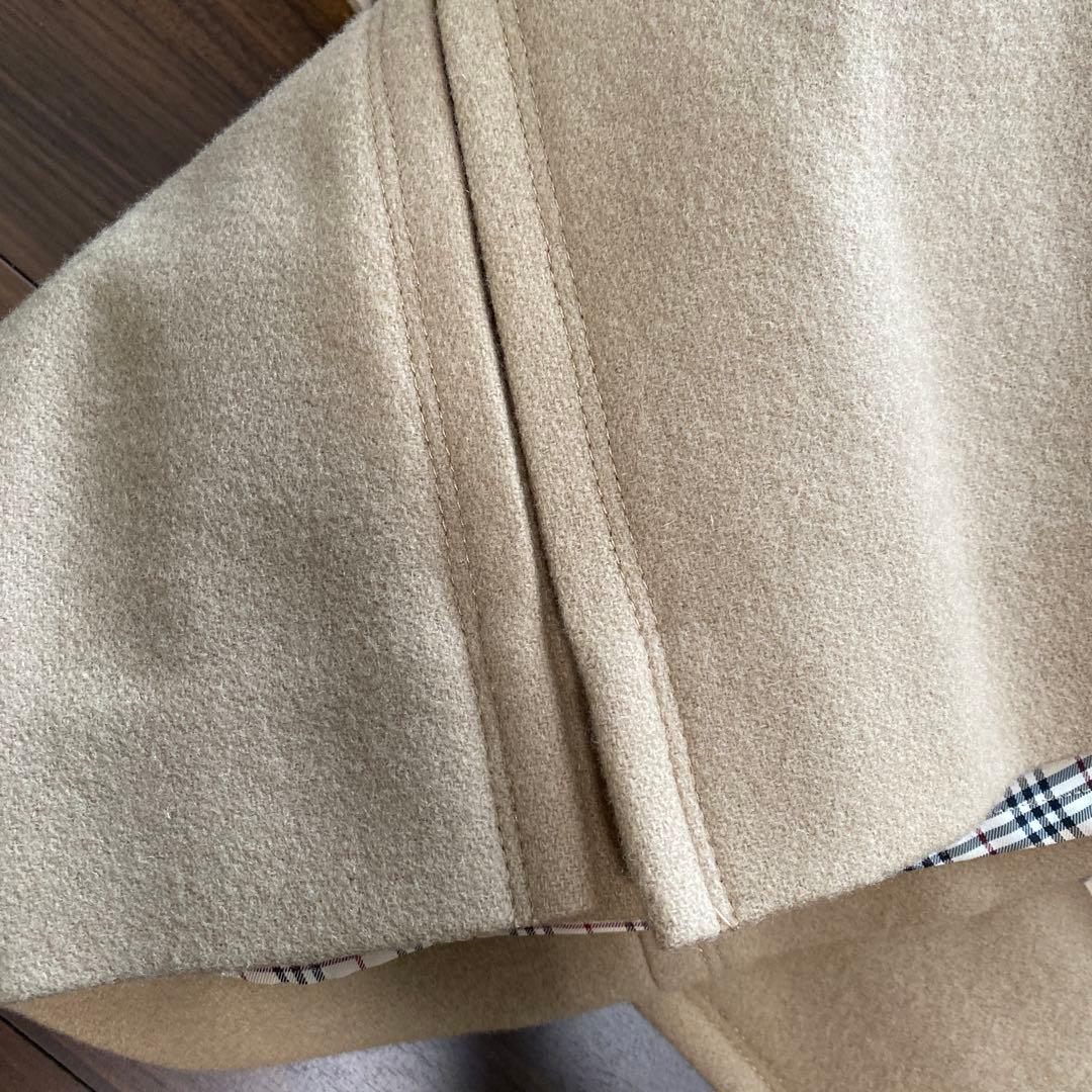 バーバリー　ベージュ ファー付き ロングコート