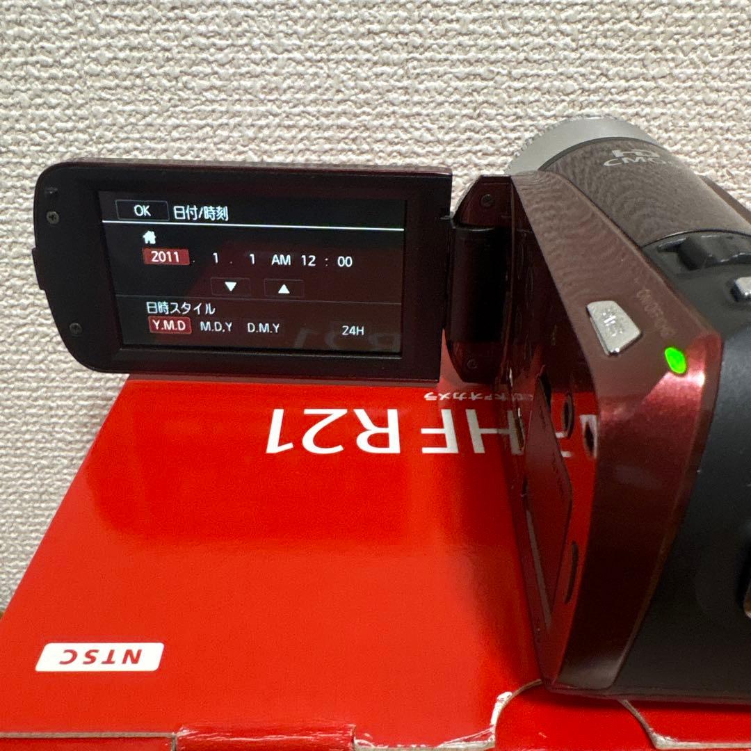 Canon iVIS HF R21 ビデオカメラ km-904ケンコー三脚セット